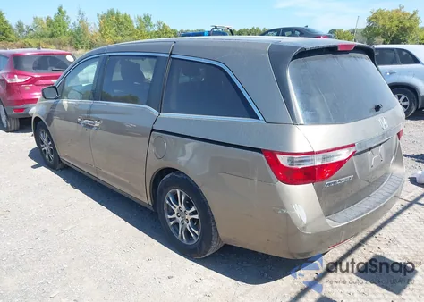 2013 Honda Odyssey Ex-L from USA, damaged, VIN 5FNRL5H67DB002792